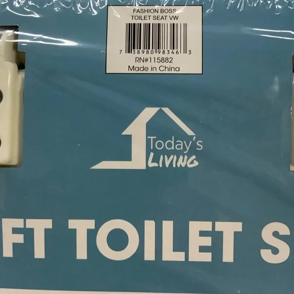 Toilet Seat Fashion Girl Boss Bath Decor White Pink Multicolor - Picture 4 of 16